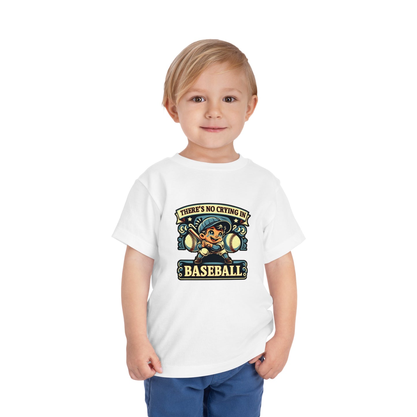 No Crying In Baseball Toddler T-Shirt