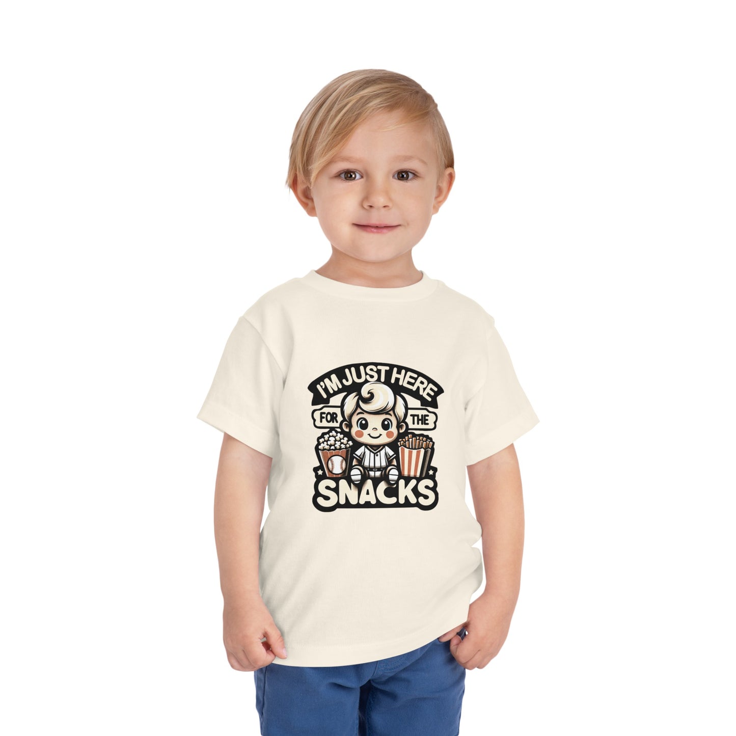 I'm Just Here For The Snacks Toddler T-Shirt