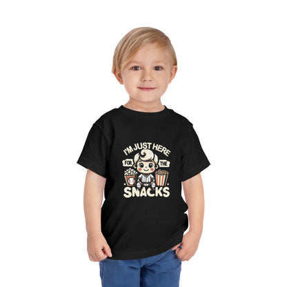 I'm Just Here For The Snacks Toddler T-Shirt