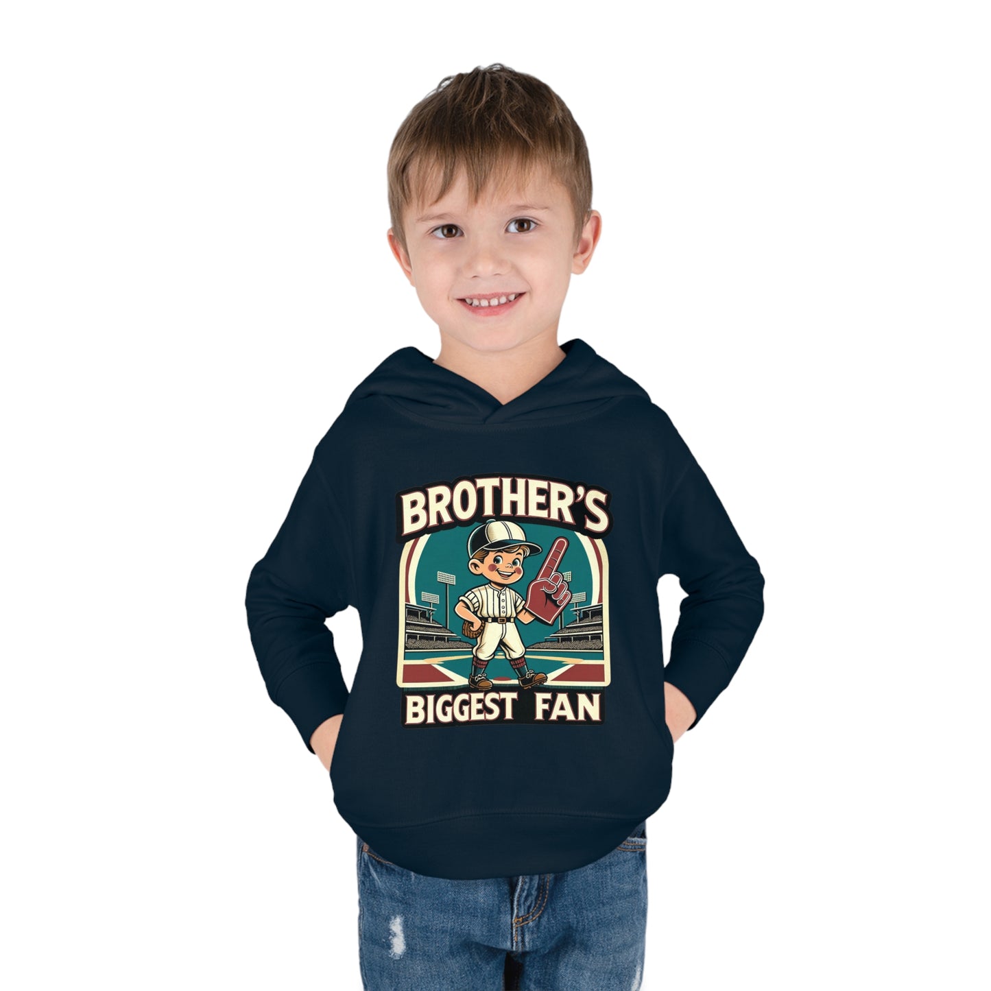 Brother's Biggest Fan Toddler Hoodie