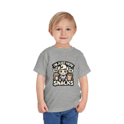 I'm Just Here For The Snacks Toddler T-Shirt