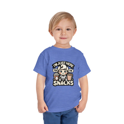 I'm Just Here For The Snacks Toddler T-Shirt