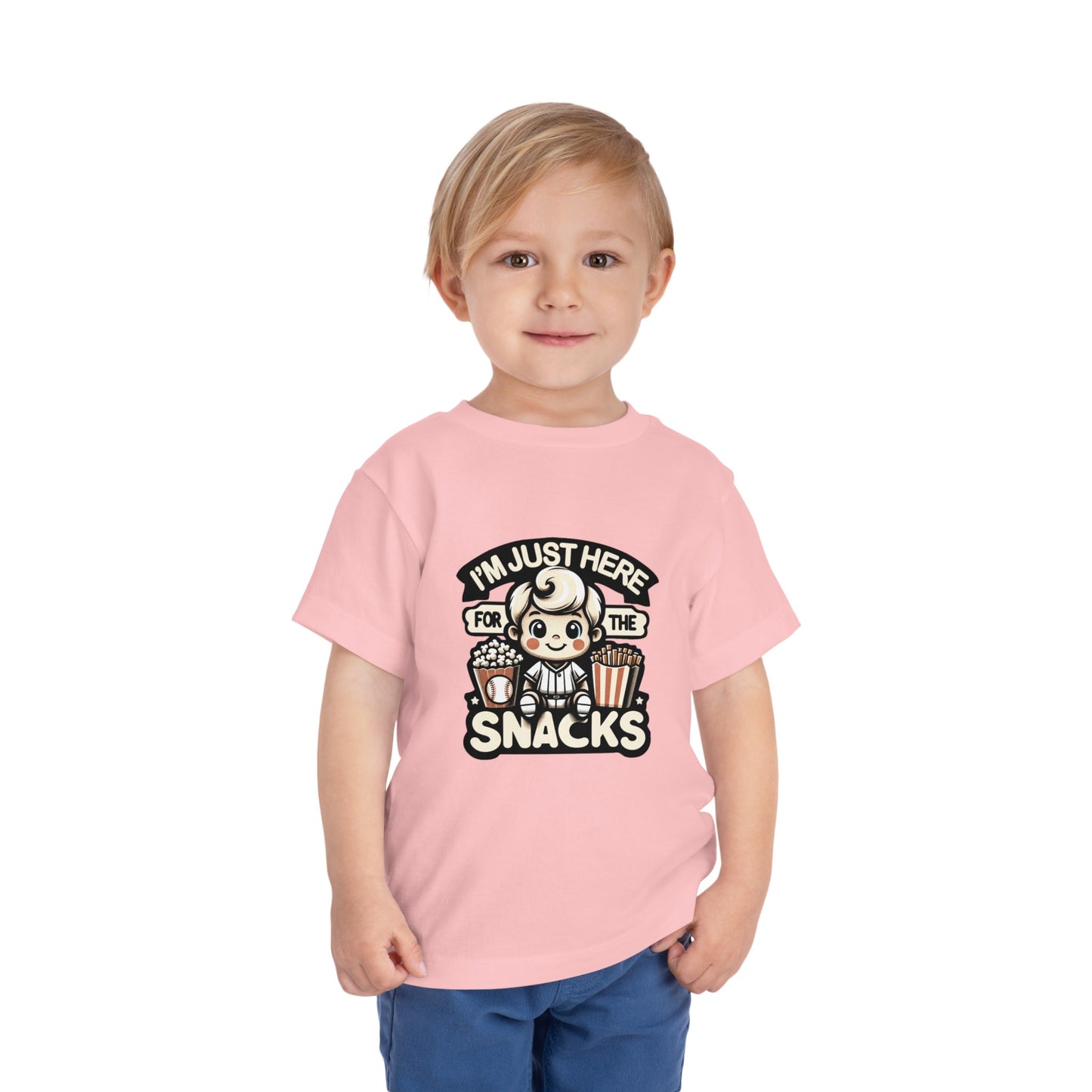 I'm Just Here For The Snacks Toddler T-Shirt