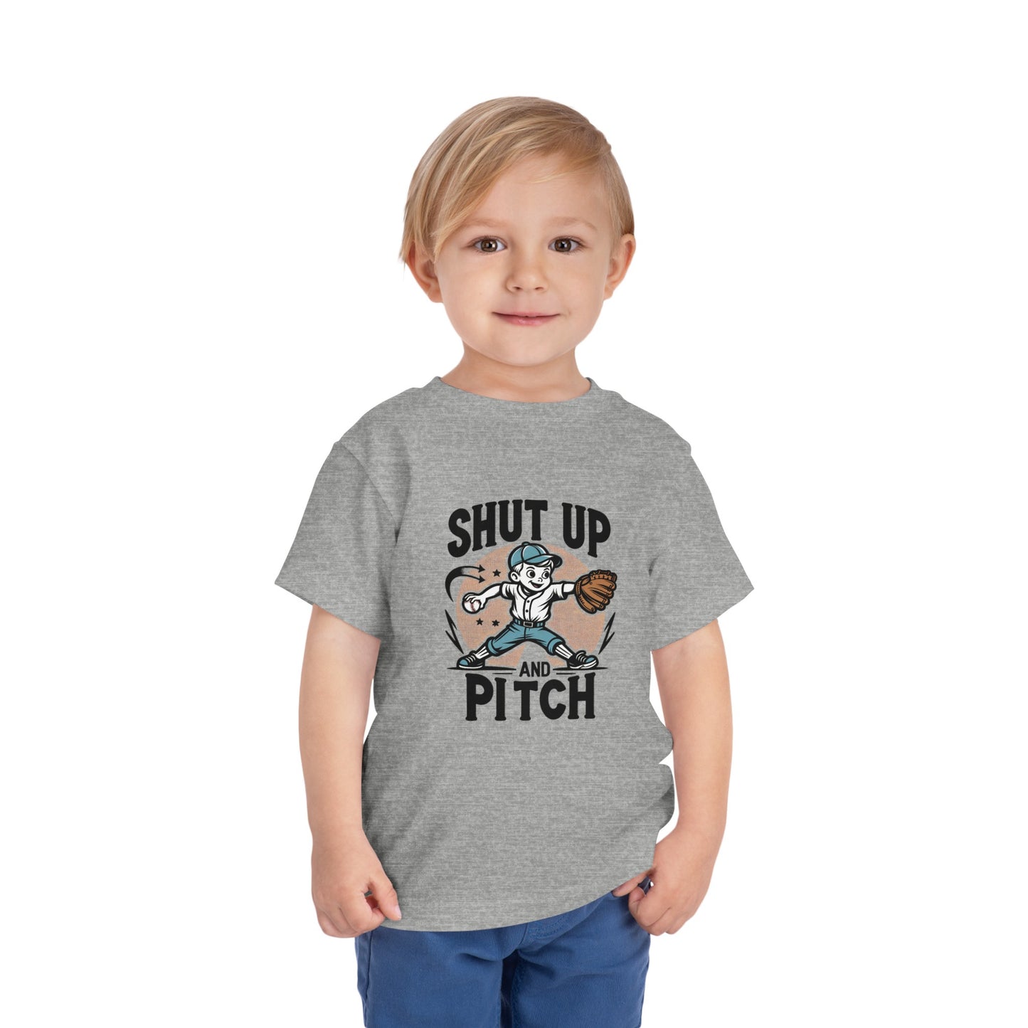 Shut Up And Pitch Toddler T-Shirt