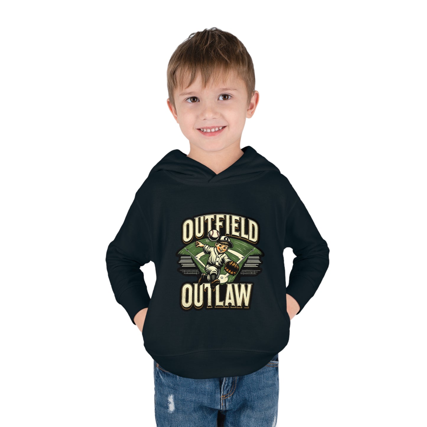 Outfield Outlaw Toddler Hoodie