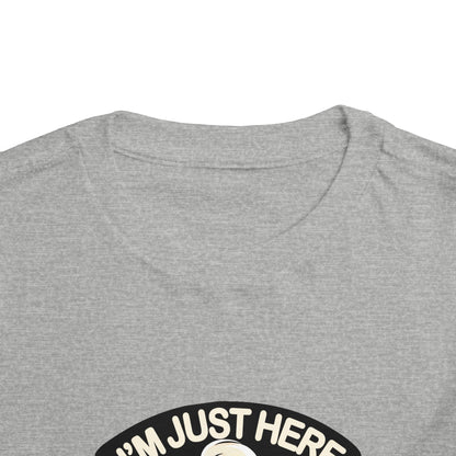 I'm Just Here For The Snacks Toddler T-Shirt