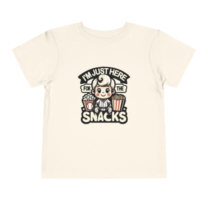 I'm Just Here For The Snacks Toddler T-Shirt